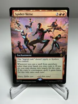 2025 MTG Spider-Verse (Extended Art) Marvel's Spider-Man foil - Image 1