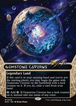 MTG Gemstone Caverns 0016 (Borderless) EOE: Stellar Sights (Regular) NM - Image 1
