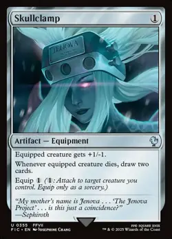 Skullclamp Light Play, English Magic the Gathering MTG Commander: Final Fantasy - Image 1