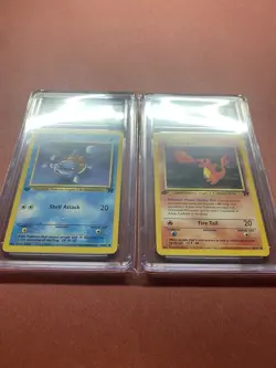 Lot of 2 - 2000 Pokemon 1st Edition Rocket Charmander CGC 9 and Squirtle CGC 9.5 - Image 2