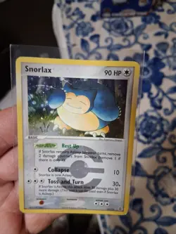 Snorlax 15/112 Ex FireRed LeafGreen Reverse Holo Rare *Damaged* - Image 1
