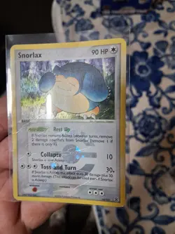 Snorlax 15/112 Ex FireRed LeafGreen Reverse Holo Rare *Damaged* - Image 3