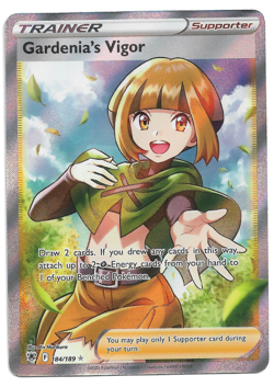 Pokemon TCG Gardenia’s Vigor 184/189 Full Art Trainer Astral Radiance NM - Image 1