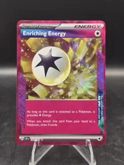 Pokemon TCG Enriching Energy 191/191 Surging Sparks ACE SPEC Ultra Rare Holo NM - Image 1