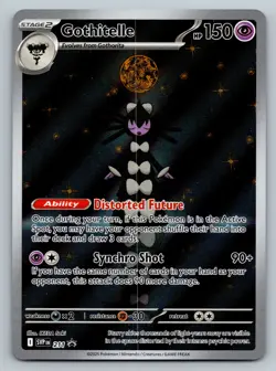 Pokemon TCG Gothitelle IR SVP 211 Black Bolt & White Flare Promo - Image 1