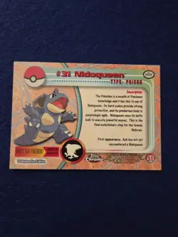2000 Pokemon Nidoqueen Topps Chrome #31 - Image 2