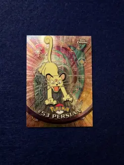 2000 Pokemon Persian Topps Chrome #53 - Image 1