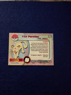 2000 Pokemon Persian Topps Chrome #53 - Image 2