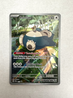 Snorlax - SVP051 151 ETB Promo Illustration Rare Pokemon - NM or better - Image 1