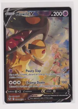 POKEMON MAWILE V TG17/TG30 TRAINER GALLERY FULL ART HOLO ULTRA RARE - Image 1