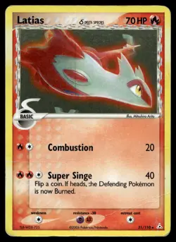 Pokemon TCG Holon Phantoms #021/110 Latias - 21/110 Unlimited - Image 1