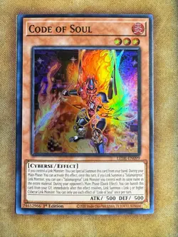 Yugioh Code of Soul LEDE-EN099 Super Rare 1st Ed NM - Image 1