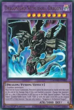 Yugioh! Dragonecro Nethersoul Dragon - MAMA-EN062 - Ultra Rare - 1st Edition Nea - Image 1