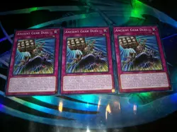 3x Ancient Gear Duel 1st Edition Common LEDE-EN072 Yu-Gi-Oh! - Image 1
