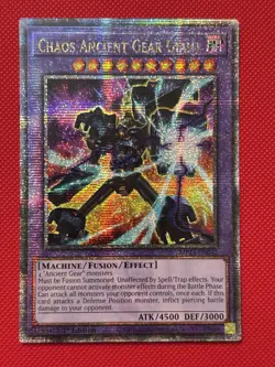 Yugioh! Chaos Ancient Gear Giant MP24-EN042 Quarter Century Secret Rare QCSR NM - Image 1
