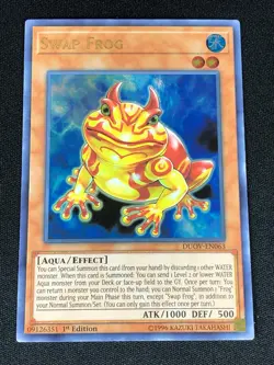 YUGIOH SWAP FROG DUOV-EN063 1ST ULTRA (NM) - Image 1