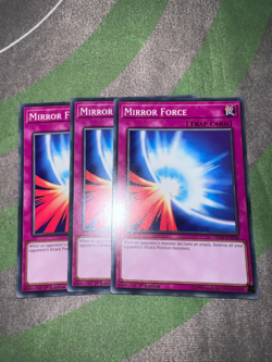 Yu-Gi-Oh 3x Common Mirror Force YS18-EN036 English Near Mint - Image 1