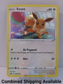 Eevee - SWSH212 SWSH: Sword & Shield Promo Cards NM Holo English 17693 - Image 1