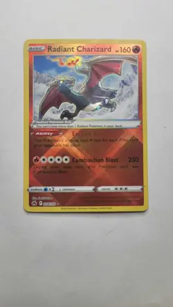 Radiant Charizard 020/159 Crown Zenith Radiant Rare 2023 Pokemon TCG Card - NM - Image 1
