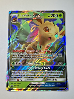 Leafeon GX SM146 - Black Star Promo Celebrations Holo Pokemon Card - Image 1