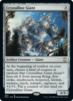 Crystalline Giant Streets of New Capenna Commander HEAVILY PLD CARD ABUGames - Image 1