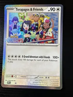 Jumbo Pokemon Horizon Terapagos and Friends Oversized Promo Card Stamp English - Image 1