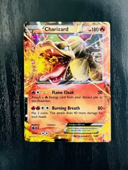 Charizard EX 11/83 Rare Holo Pokemon Card Good Condition Never Played - Image 2