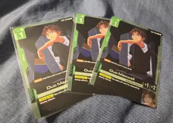 Duo Maxwell x3 Gundam Card Game #GD01-090 GD01 NM Foil Newtype Rising - Image 1