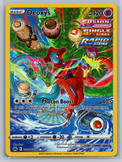 Pokemon Deoxys TCG Full Art Ultra Rare Holo Card GG12/GG70 Crown Zenith NM - Image 1