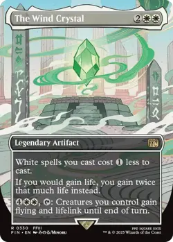 1x The Wind Crystal Borderless Foil (Final Fantasy) - Image 1