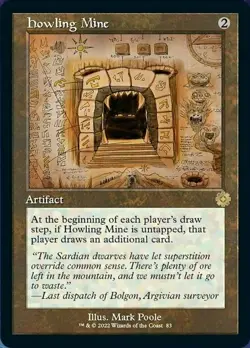 Near Mint x 1 Howling Mine - Retro Schematic The Brothers' War Retro Artifacts V - Image 1