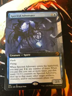 MTG - Spectral Adversary - Midnight Hunt - NM EXTENDED ART - Image 1