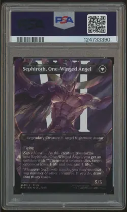 2025 MTG Final Fantasy EN Borderless Surge Foil #0527 Sephiroth PSA 10 GEM MINT - Image 2