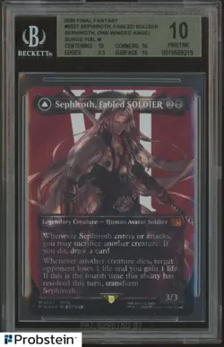 2025 MTG Final Fantasy EN Borderless Surge Foil #0527 Sephiroth BGS 10 PRISTINE - Image 1