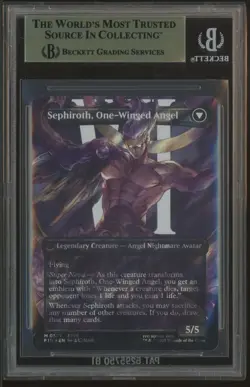 2025 MTG Final Fantasy EN Borderless Surge Foil #0527 Sephiroth BGS 10 PRISTINE - Image 2