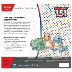 Pokemon TCG Scarlet & Violet - 151 Poster Collection Box - 3 Packs 820650853166 - Image 2
