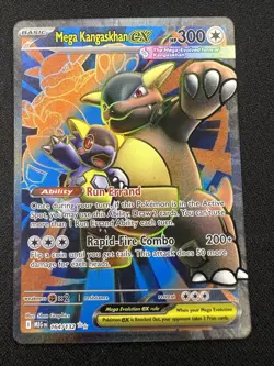 Pokemon TCG Mega Kangaskhan EX Mega Evolution Ultra Rare Full Art Card 164/132 - Image 1