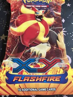 2014 Pokemon TCG XY Flashfire Sleeved Booster Pack Sealed NM NEW - Image 2