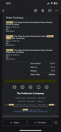 *PRE-ORDER* - Phantasmal Flames Pokemon Center ETB Sealed ✅ - Image 3