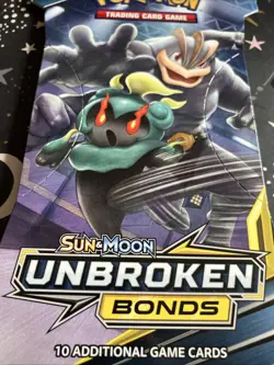 Pokemon Sun & Moon Unbroken Bonds Sleeved Booster Pack Machamp and Marshadow NEW - Image 2