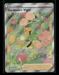 Gardenia's Vigor GG61/GG70 Pokemon Crown Zenith: Galarian Gallery Ultra Rare NM - Image 1