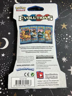 2016 Pokemon TCG XY Evolutions Sleeved Booster Blister Pack Blastoise NEW - Image 5