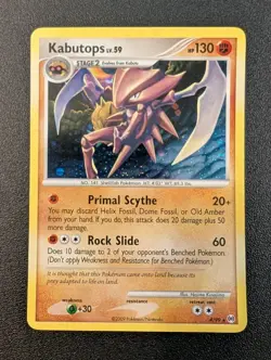 Kabutops 4/99 Platinum Arceus Holo Rare Pokemon LP - Image 1