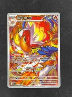 2024 Pokemon Twilight Masquerade Infernape Illustration Rare #173/167 - Image 1