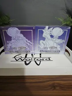Pokemon TCG Chilling Reign Ice & Shadow Rider Calyrex Elite Trainer Box SEALED - Image 1