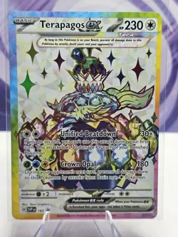 Pokemon Terapagos ex 165 Full Art Holo Black Star Promo SVP - Image 1