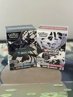 Pokemon TCG Black Bolt and White Flare Booster Bundle Set of 2 Sealed New - Image 1