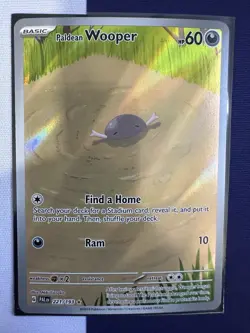 Paldean Wooper Pokemon Paldea Evolved 221/193 Full Art Illustration Rare NM - Image 1