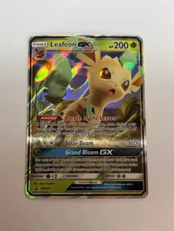 Leafeon Sm146 pokemon Sun & Moon Black Star Promotional Holo Rare TCG LP/NM - Image 1
