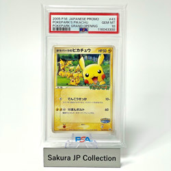 PSA 10 Pokepark's Pikachu 043/PCG-P Pokepark Grand Opening Promo Pokemon 2005 - Image 1